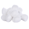 A pile of cotton wool balls