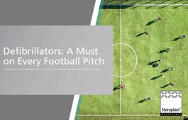 Defibrillators, a must on every football pitch