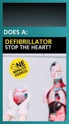 Does a defibrillator stop the heart? | Health Tips | YouTube Shorts