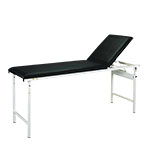 Enfield Fixed Height Medical Examination Couch | Black Upholstery