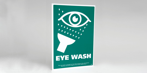 Eye Wash Station Sign | Emergency Shower and Eyewash Signage