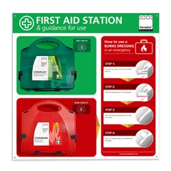First Aid Kit & Burncare Kit Station