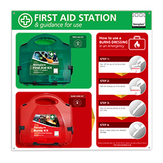 First Aid Kit & Burncare Kit Station