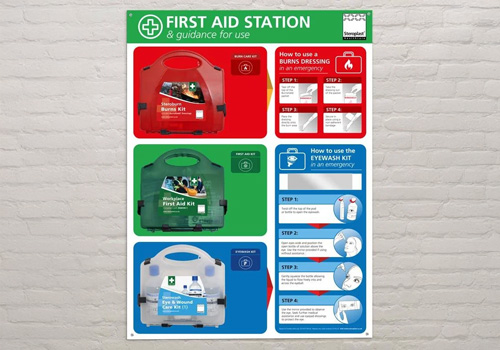 Wall-mounted First Aid Station