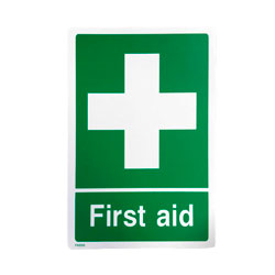 Emergency First Aid Kit Notice Sign