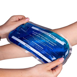 Hot and Cold Pack being used on an arm