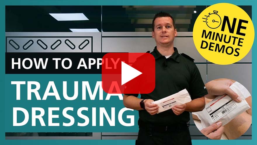How to Apply a Trauma Dressing Video Thumbnail