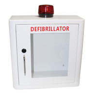 Indoor Defibrillator Cabinet with Strobe Light and Alarm