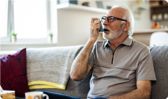 Man with Asthma