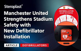 Manchester United Strengthens Stadium Safety with New Defibrillator Installation article thumbnail