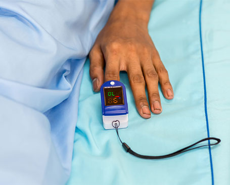 Measure pulse rate and oxygen