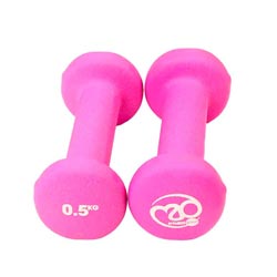 Pink Neoprene Hand Weight Dumbbells