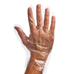 Polythene Gloves