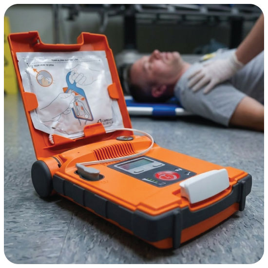 Workplace and public access AED location