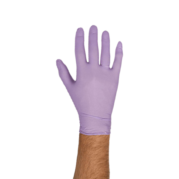 Purple Nitrile Disposable Safety Gloves | Pack of 100 | Smooth, Stronghold, Powder-Free