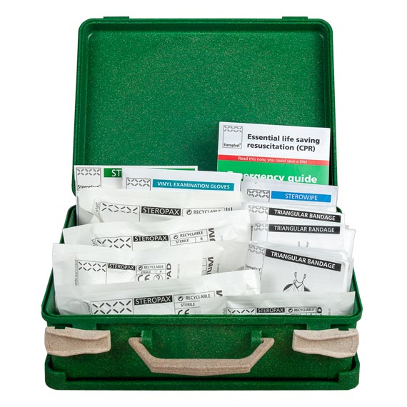 Eco-Friendly First Aid Kit Open