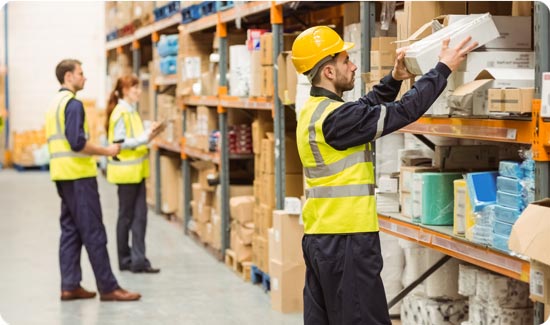 People Working in Warehouse