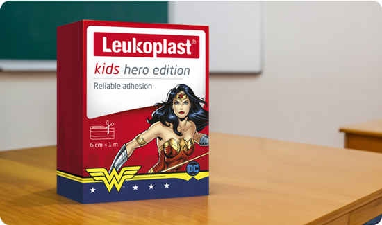 Wonder Woman Plasters in School