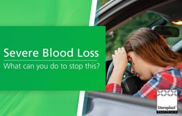 Severe blood loss - What can you do to stop this?
