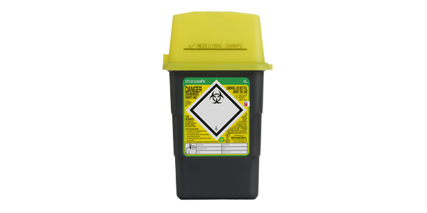 Yellow Sharps Bins