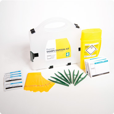 Sharps Disposal Kit contents