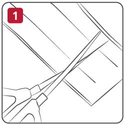 Step 1 - Cut the Plaster Strip