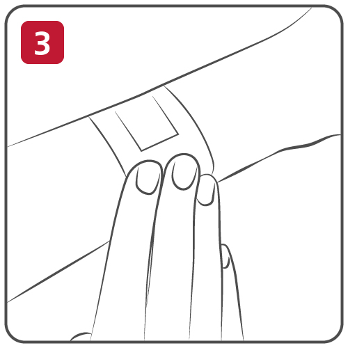 Step 3 Secure the Dressing