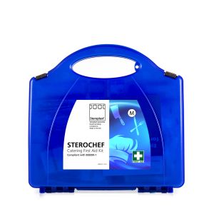 Premier British Standard Sterochef Catering First Aid Kit | Medium | 10-20 People (BS8599-1)