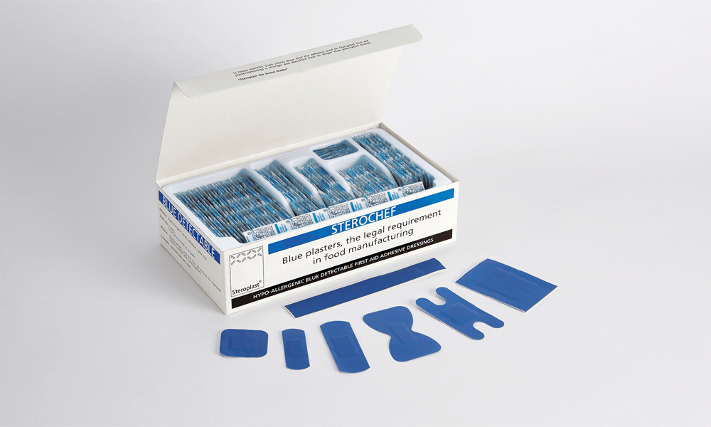 Sterochef Blue Detectable Plasters