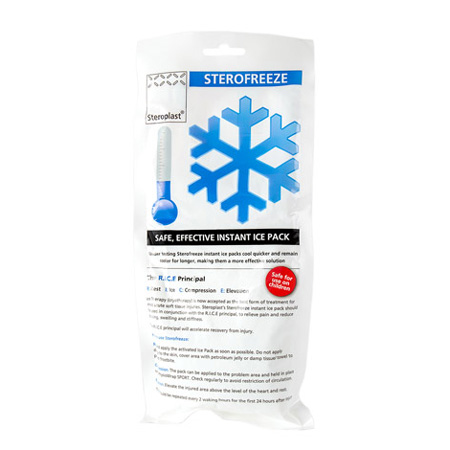 Short Sterofreeze Instant Ice Cold Packs - 24cm x 12cm