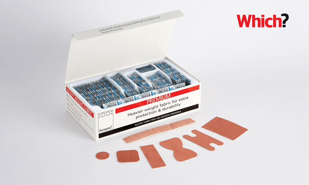 Steroplast's Premium Elastic Fabric Plasters Which?