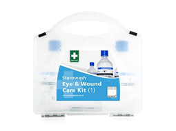 Sterowash eyecare kit