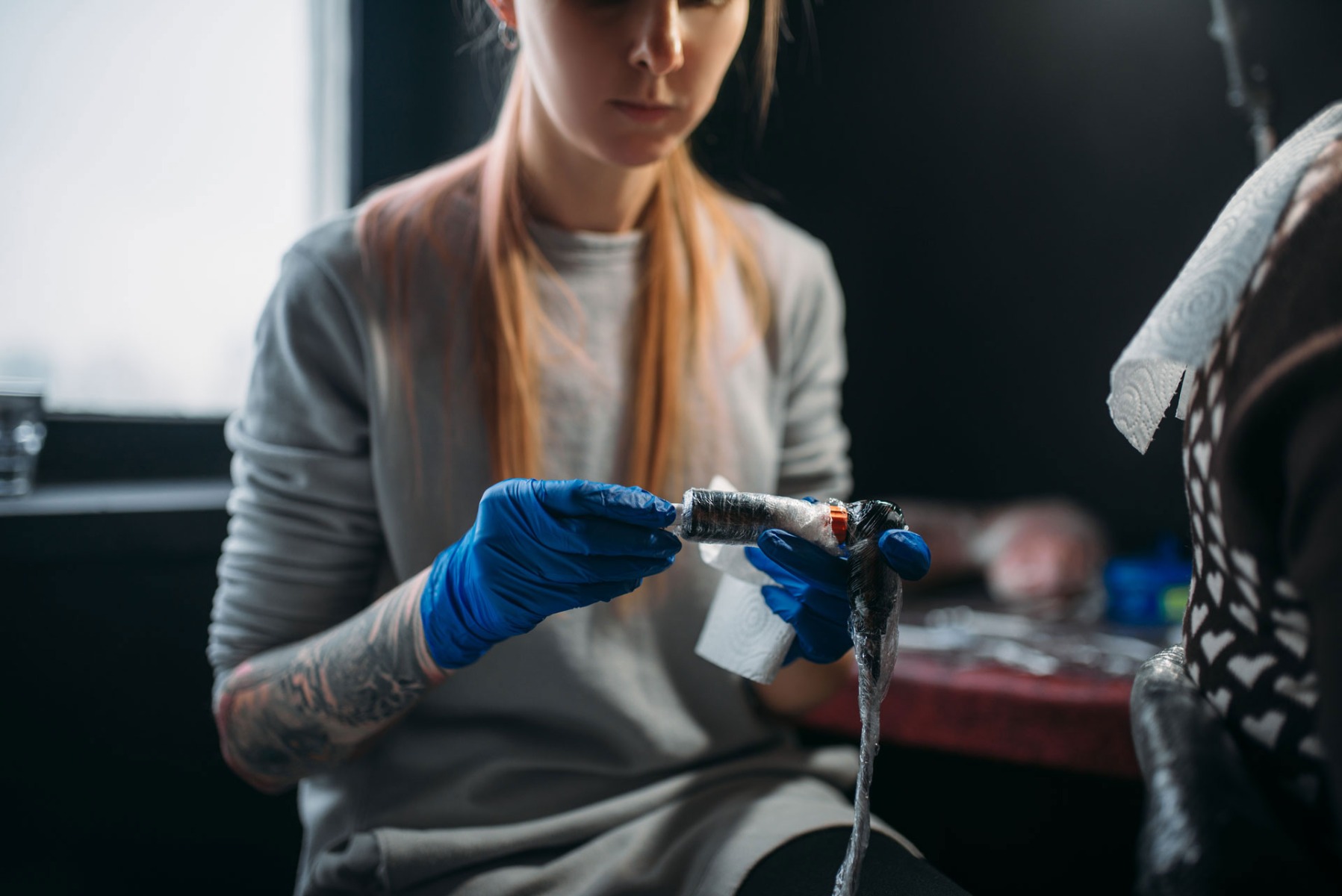 Professional tattoo artist