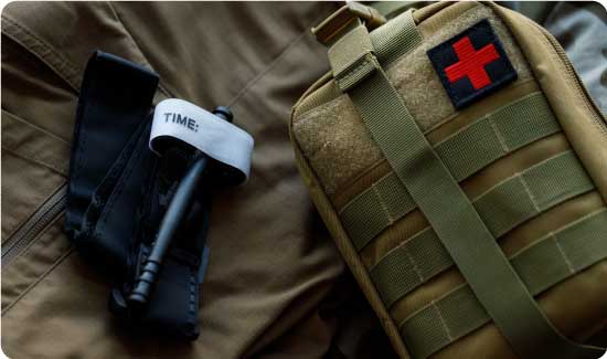 Tourniquet with Army bag
