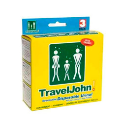 Travel John Resealable Disposable Urinal