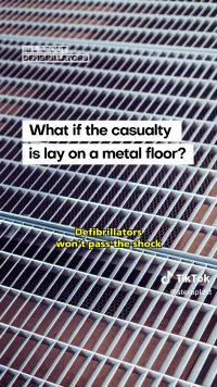 Will a Defibrillator on a Metal Floor Give you a Shock?