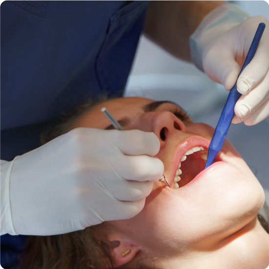 Woman at Dentist