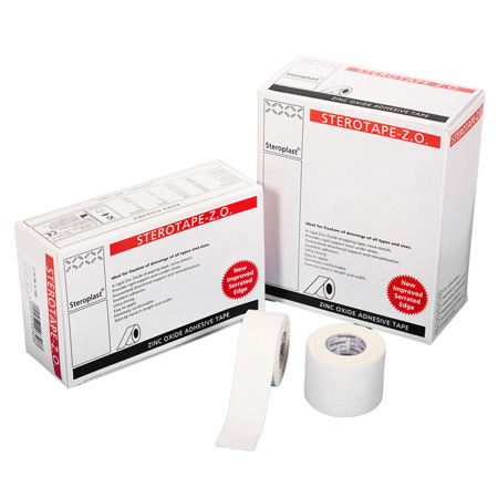 Sterotape-Z.O. Zinc Oxide Tape box and tape