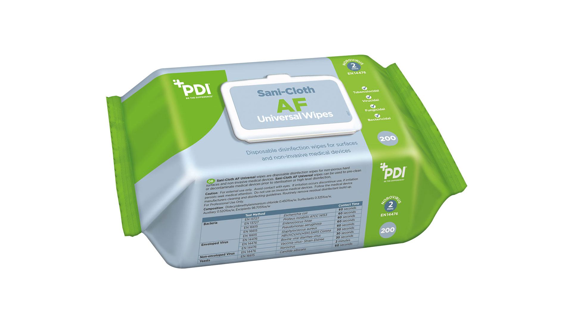 PDI Sani-Cloth® AF Universal Wipes