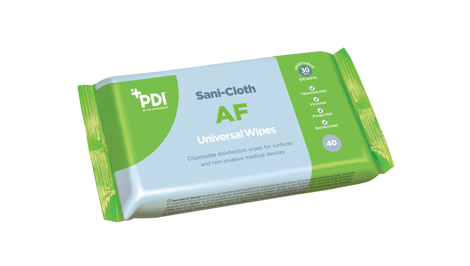 PDI Sani-Cloth® AF Universal Wipes | Alcohol-Free Disinfecting Wipes