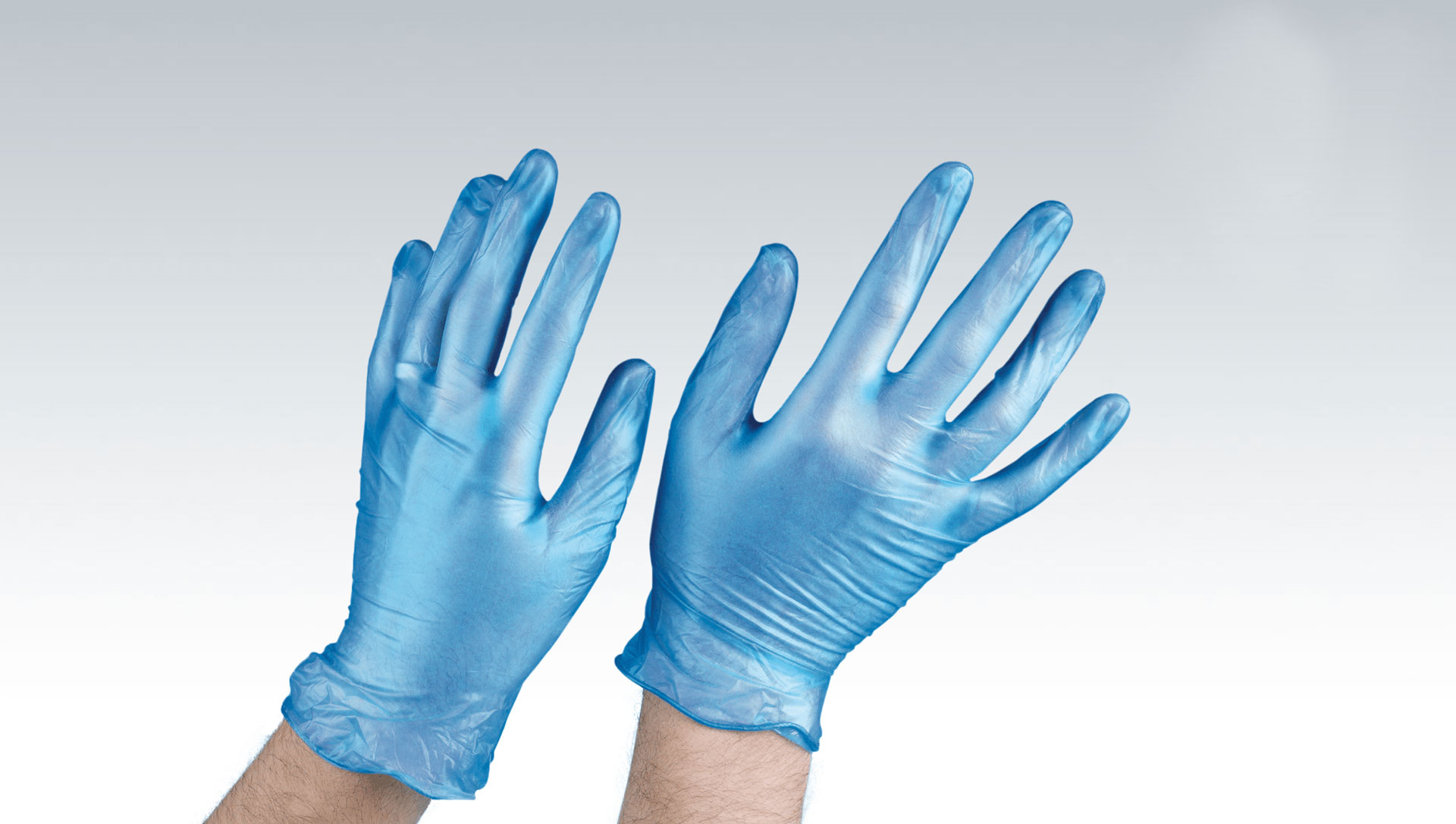Vinyl Gloves - Blue