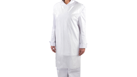 Disposable - Aprons - White