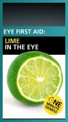 What do you do if you get lime in your eye? | Health Tips | YouTube Shorts