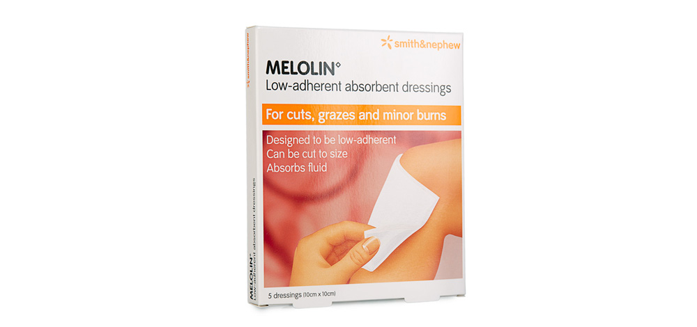 Melolin Cushioned Dressing Pads