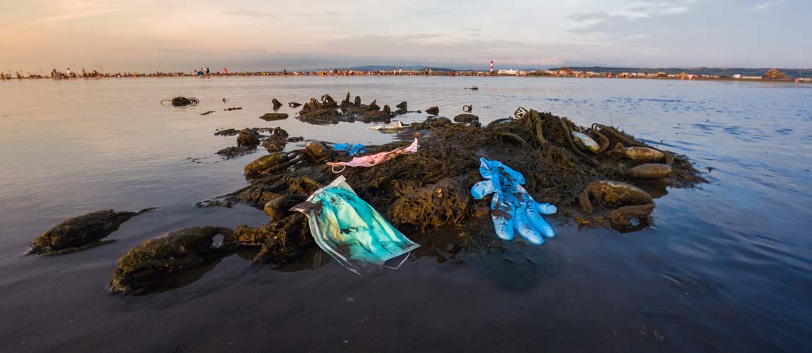 plastic pollution of Black sea.