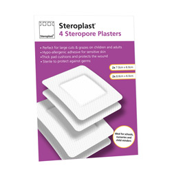 Steropore Large Adhesive Wound Dressing Plasters