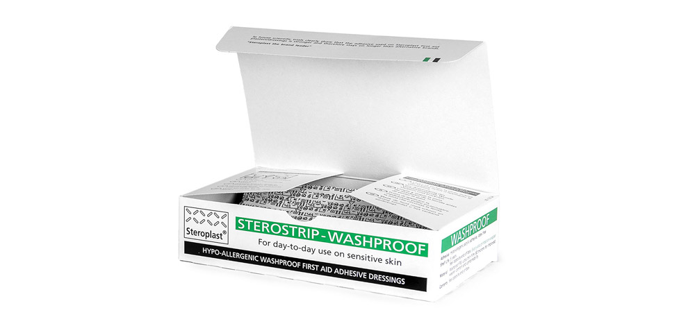Sterostrip Washproof Hypoallergenic Plasters