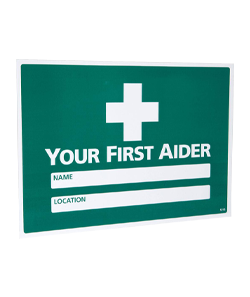 Your-first-aider-sign