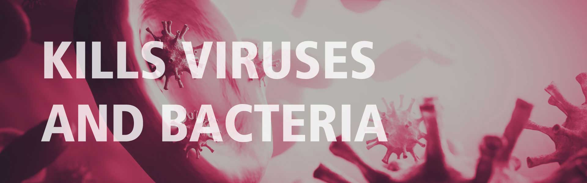 Kills virus and bacteria 